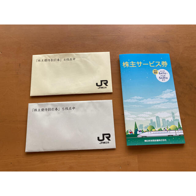 9枚　JR東日本　株主優待割引券