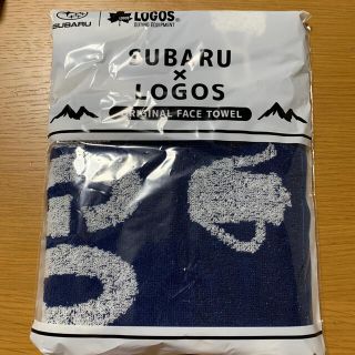 ロゴス(LOGOS)のSUBARU×LOGOSフェイスタオル(タオル/バス用品)