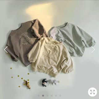 コドモビームス(こども ビームス)の韓国子供服　プレッツェルトレーナー　110(Tシャツ/カットソー)
