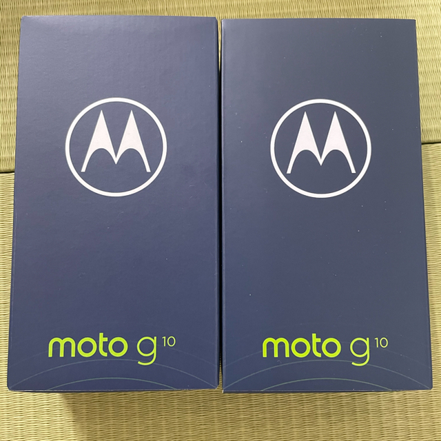 【未開封】Motorola moto g10  simフリー　オーロラグレイ2台スマートフォン本体