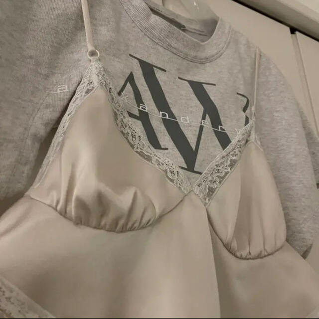 Alexander Wang(アレキサンダーワン)のalexanderwang アレキサンダーワン ブラックピンク ロゼ着用 メンズのトップス(Tシャツ/カットソー(半袖/袖なし))の商品写真