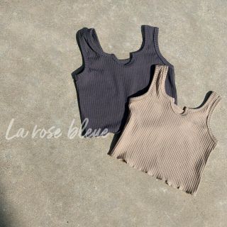 ザラキッズ(ZARA KIDS)のサークルリブタンクトップ(Tシャツ/カットソー)