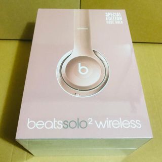 ビーツバイドクタードレ(Beats by Dr Dre)の◾️Beats by Dr.Dre solo2 wireless ローズゴールド(ヘッドフォン/イヤフォン)