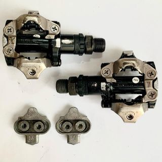 シマノ(SHIMANO)のシマノ PD-M520 黒 SPDペダル クリート付き(パーツ)