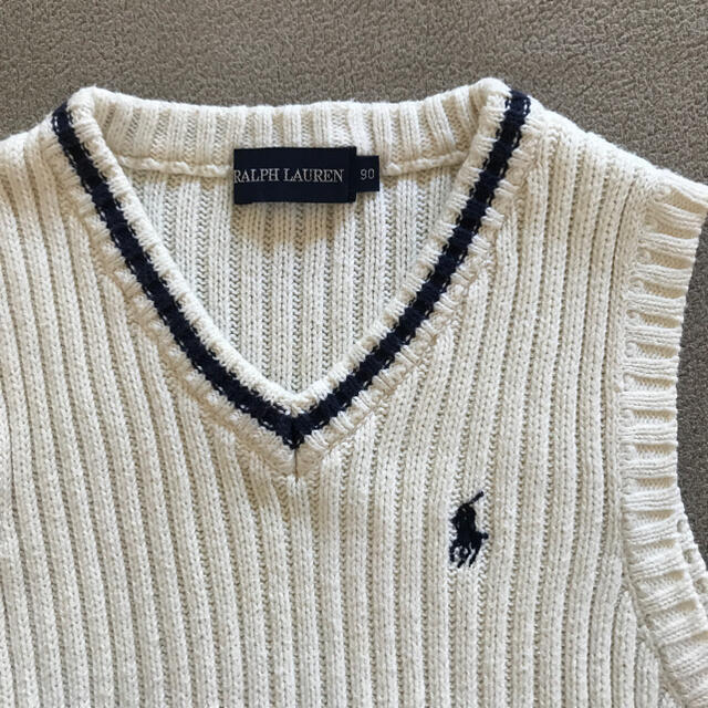 Ralph Lauren(ラルフローレン)のRalph Lauren ラルフローレン　ベスト　90 キッズ/ベビー/マタニティのキッズ服男の子用(90cm~)(ニット)の商品写真