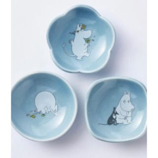 ムーミン(MOOMIN)の新品 箱付き ムーミン 豆皿 小皿 3枚セット(食器)