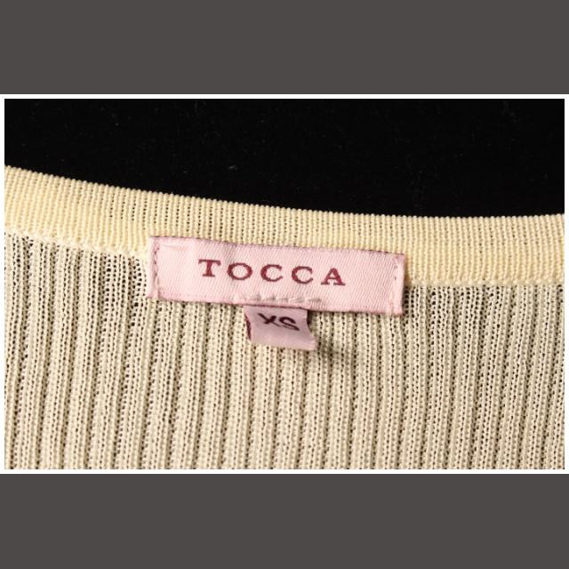 TOCCA(トッカ)のトッカ TOCCA カーディガン ニット リブ 長袖 XS ベージュ /ro04 レディースのトップス(カーディガン)の商品写真