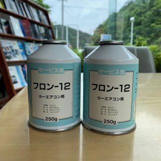 フロンガス R12 カーエアコン カークーラ 冷媒 旧車 250g×２本 の通販 ...