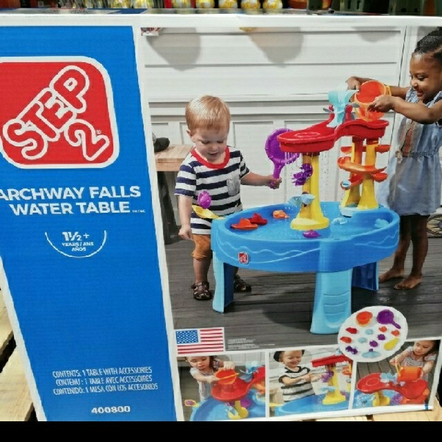 超歓迎  コストコ　アーチウェイ フォール ウォーターテーブル  STEP2 　水遊び 知育玩具