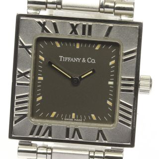 ティファニー(Tiffany & Co.)のティファニー アトラス スクエア   クォーツ レディース 【中古】(腕時計)