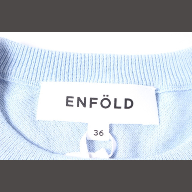 ENFOLD(エンフォルド)のエンフォルド ENFOLD 18SS カットソー ニット ノースリーブ シルク レディースのトップス(ニット/セーター)の商品写真