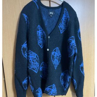 ステューシー(STUSSY)のSTUSSY MOHAIR MASK CARDIGAN(カーディガン)