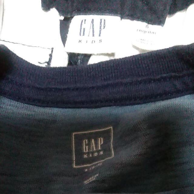 GAP Kids(ギャップキッズ)のGAPKID半袖Tシャツと短パンセット★120cm★一度のみ着用★セール キッズ/ベビー/マタニティのキッズ服男の子用(90cm~)(Tシャツ/カットソー)の商品写真