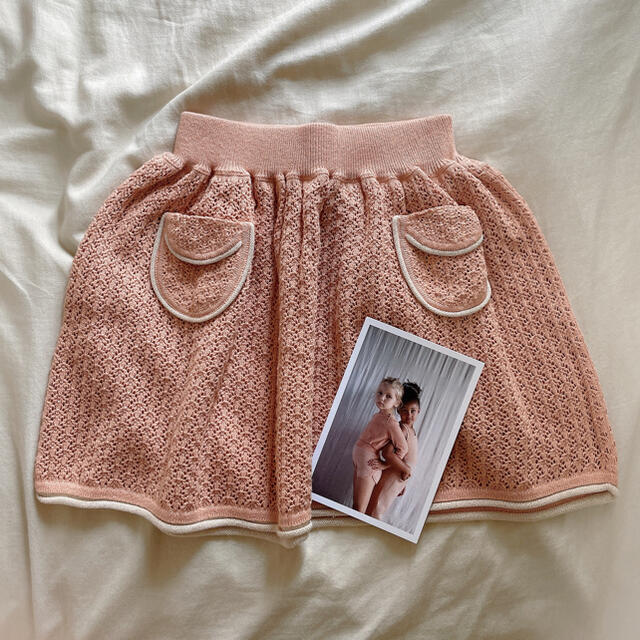 Caramel baby&child (キャラメルベビー&チャイルド)のSoor ploom Norma skirt 6y(Clay) キッズ/ベビー/マタニティのキッズ服女の子用(90cm~)(スカート)の商品写真