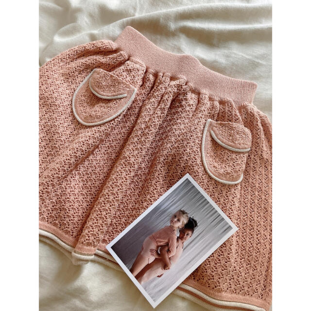 Caramel baby&child (キャラメルベビー&チャイルド)のSoor ploom Norma skirt 6y(Clay) キッズ/ベビー/マタニティのキッズ服女の子用(90cm~)(スカート)の商品写真