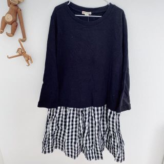 ジェイクルー(J.Crew)の新品未使用　J Crew キッズ　ワンピース　ギンガムチェック　crewcuts(ワンピース)