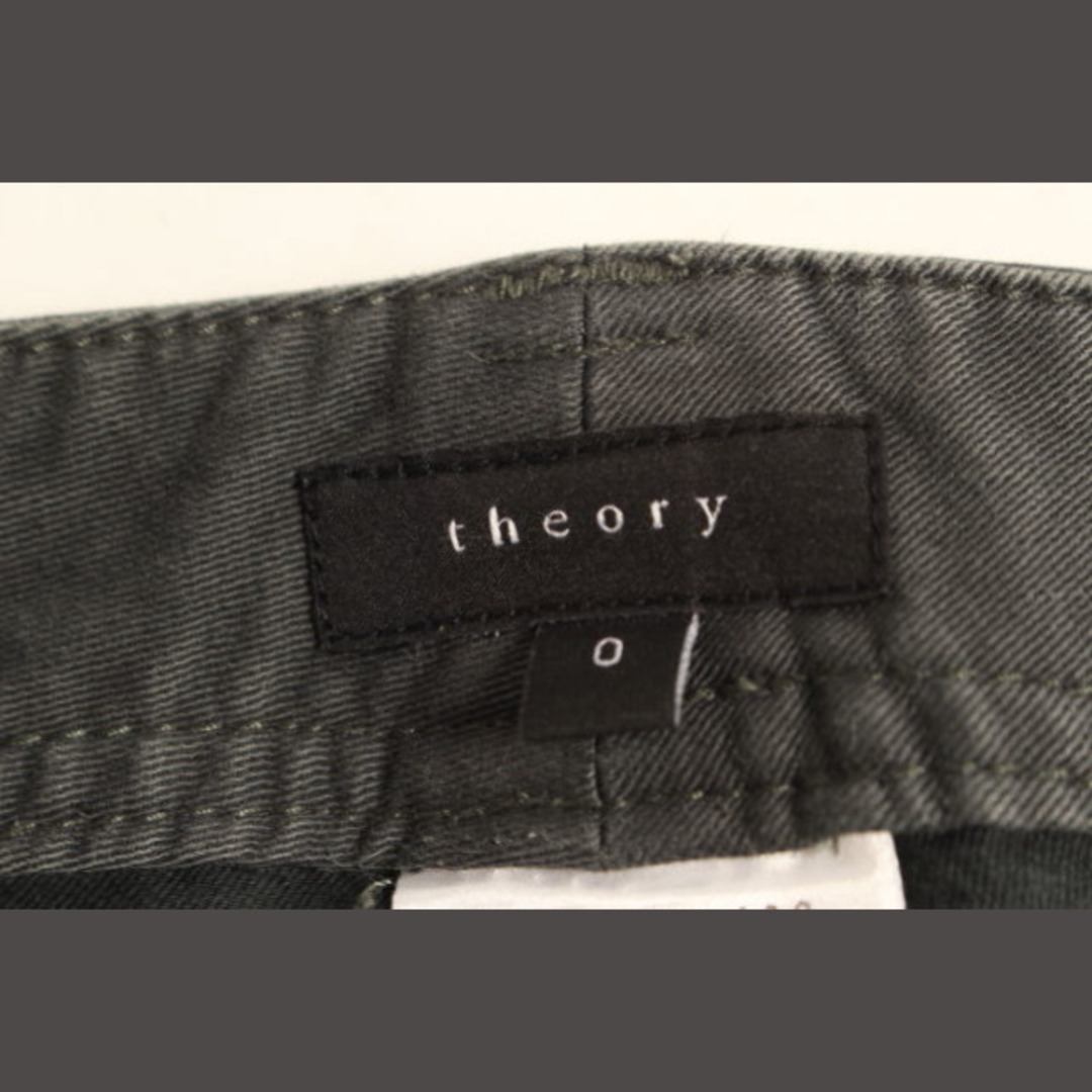 theory(セオリー)のセオリー theory FARMENT WASH スキニー カーゴ パンツ グリ レディースのパンツ(その他)の商品写真