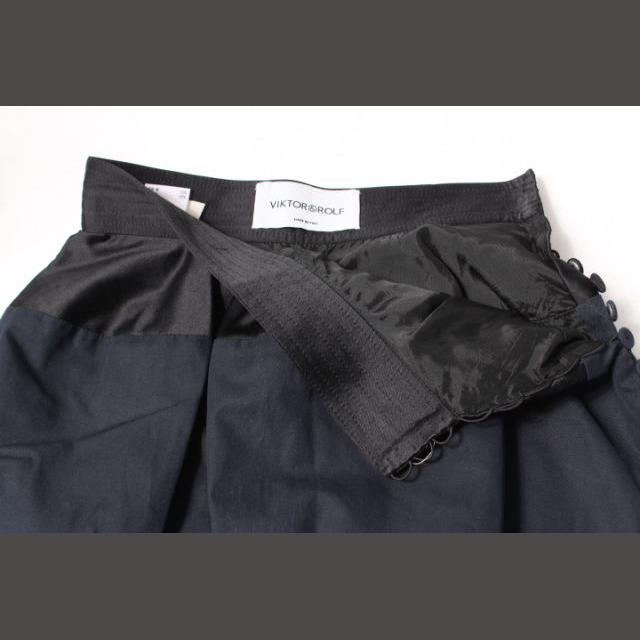 VIKTOR&ROLF(ヴィクターアンドロルフ)のヴィクター&ロルフ VIKTOR&ROLF バイカラー スカート /hn0408 レディースのスカート(ロングスカート)の商品写真