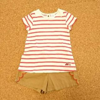 ハッカベビー(hakka baby)の女の子　夏服　セット(Tシャツ/カットソー)