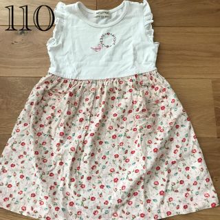 イセタン(伊勢丹)の花柄ワンピース⭐︎110(ワンピース)