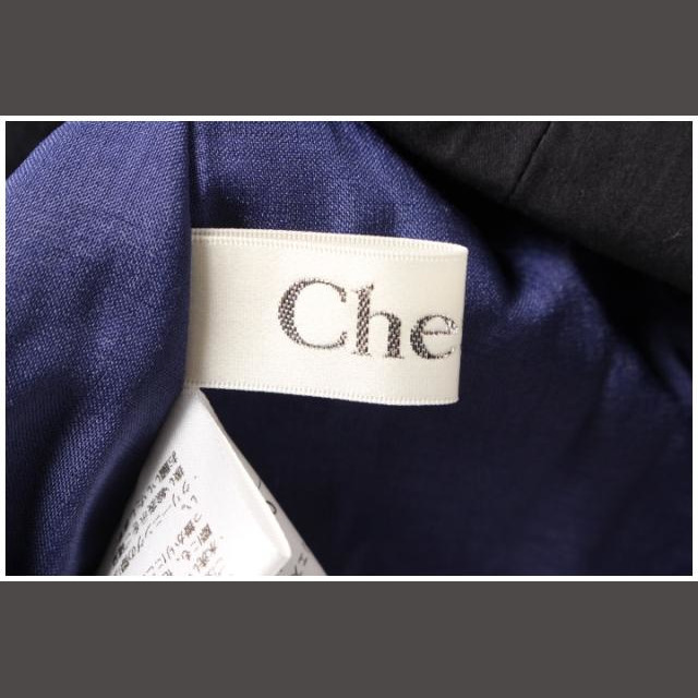 チェスティ Chesty 18SS カットソー フレンチスリーブ リボン 0 紺 4