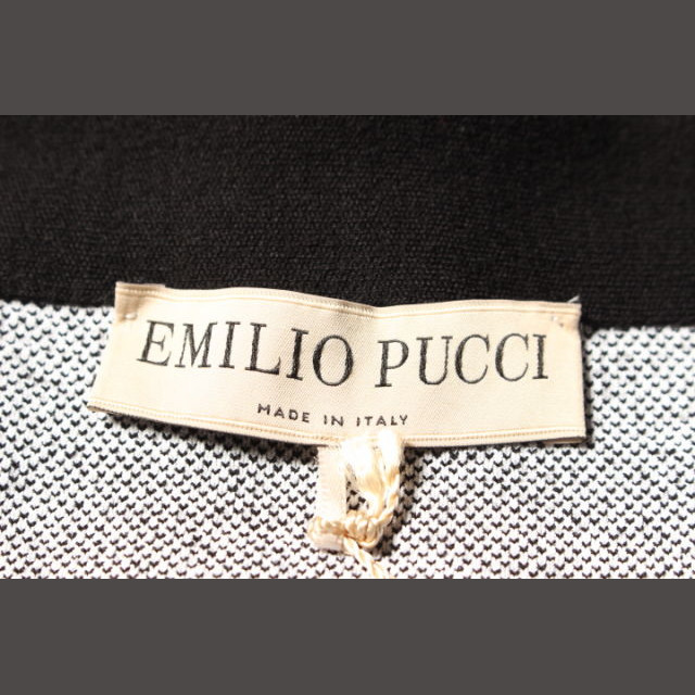 EMILIO PUCCI(エミリオプッチ)のエミリオプッチ EMILIO PUCCI スカート ニット タイト ミニ  総柄 レディースのスカート(ミニスカート)の商品写真