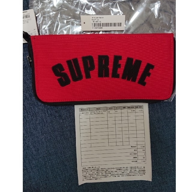 Supreme(シュプリーム)のSupreme The North Face organizer 赤 メンズのファッション小物(その他)の商品写真