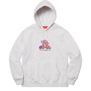 シュプリーム(Supreme)のdon't care hooded sweatshirt Lサイズ(パーカー)