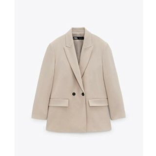 ザラ(ZARA)のZARA ダブルブレスト仕様　オーバーサイズブレザー(テーラードジャケット)