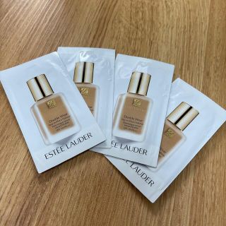 エスティローダー(Estee Lauder)のエスティーローダーダブルウェア⑫デザートベージュ 試供品4個(サンプル/トライアルキット)