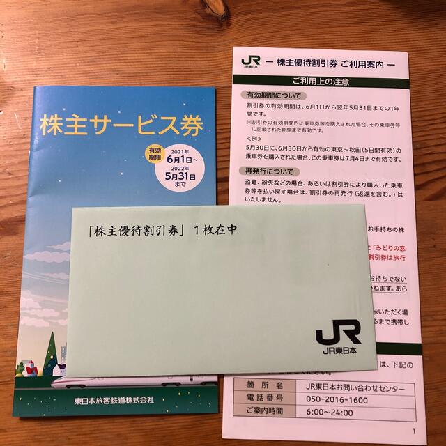 JR - JR東日本の株主優待割引券1枚の通販 by まっきー's shop｜ジェイアールならラクマ