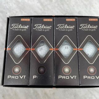 タイトリスト(Titleist)のTitleist PRO V1 2019年版　2ダースセット　企業ロゴ入り　白(その他)