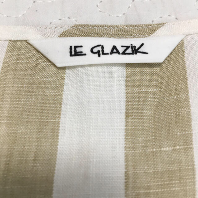 LE GLAZIK(ルグラジック)のルグラジック　リネンワンピース　ストライプ柄　LEGLAZIK  レディースのワンピース(ロングワンピース/マキシワンピース)の商品写真