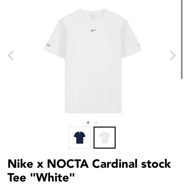 Nike x NOCTA Cardinal stock Tee "White"