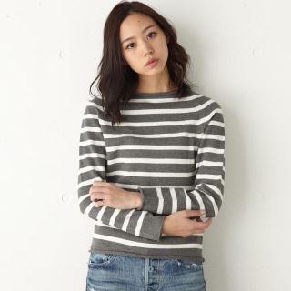 マウジー(moussy)のMiri様専用moussy boat neck knit tops(カットソー(長袖/七分))