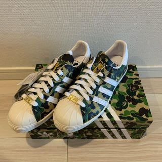 アベイシングエイプ(A BATHING APE)のエイプ×アディダス　スーパースター(スニーカー)