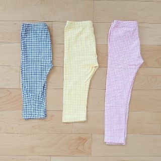 ユニクロ(UNIQLO)のユニクロ ベビー レギンス 110サイズ 7分丈 10分丈 3枚セット(パンツ/スパッツ)