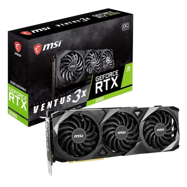 PC/タブレット新品　msi GeForce RTX 3080 VENTUS 10G  OC