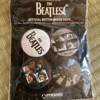 BEATLES ビートルズバッジ　パック　オフィシャル(ミュージシャン)