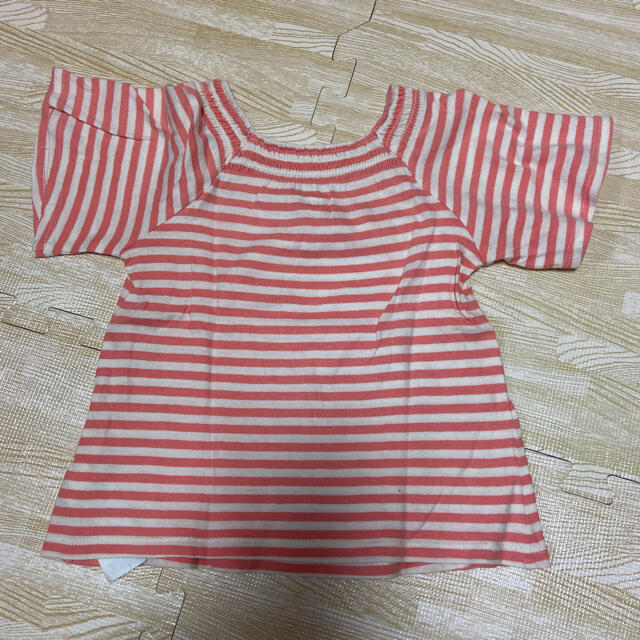 babyGAP(ベビーギャップ)のbaby GAP  ボーダーTシャツ キッズ/ベビー/マタニティのキッズ服女の子用(90cm~)(Tシャツ/カットソー)の商品写真