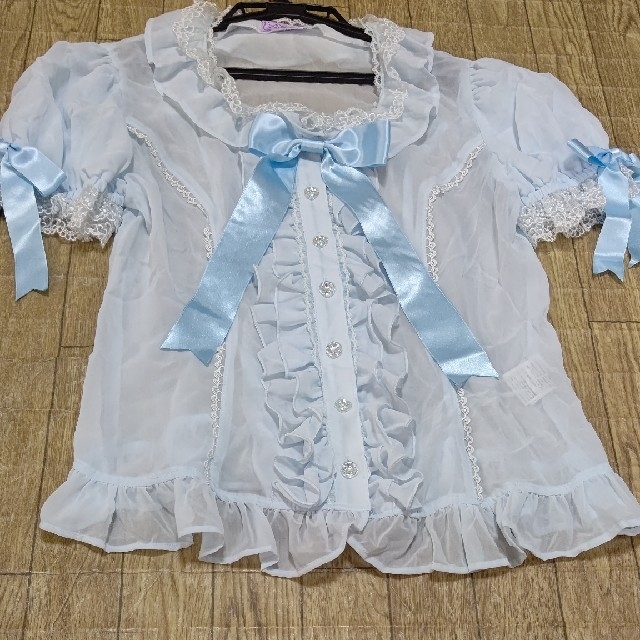 Angelic Pretty - リボンフリルブラウスの通販 by ロリータハウス、な ...