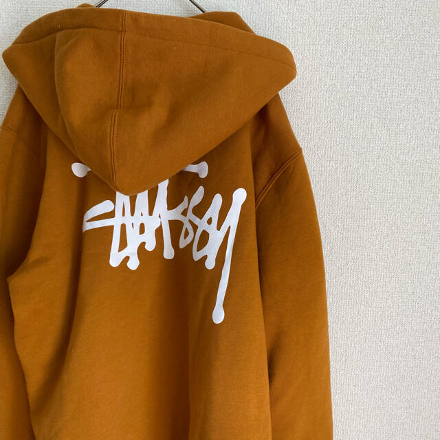 STUSSY ステューシー　ジップアップ　パーカー　ロゴ　ビッグシルエット