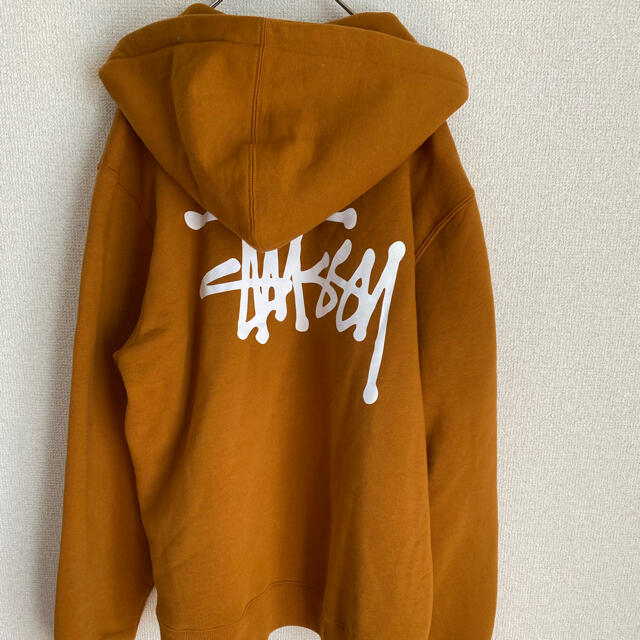 STUSSY ステューシー ジップアップ パーカー ロゴ ビッグシルエット