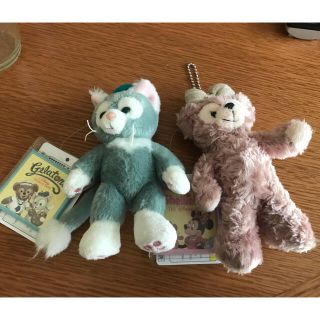 ディズニー(Disney)のキーホルダー　ミニぬいぐるみ　ジェラトーニ　(キャラクターグッズ)
