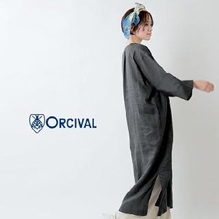 オーシバル(ORCIVAL)の【ラスト】2021春夏商品　オーシバル　カフタン ドレス リネンワンピース(ロングワンピース/マキシワンピース)