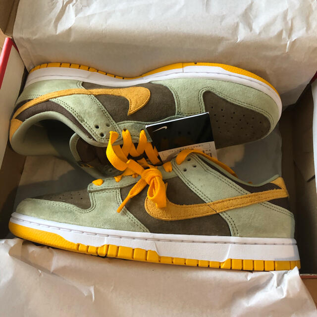 スニーカーNIKE DUNK LOW "OLIVE GOLD   26.5