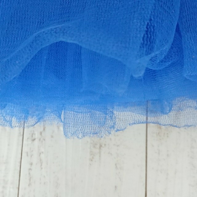 チュールスカート blue フリーサイズ レディースのスカート(ミニスカート)の商品写真
