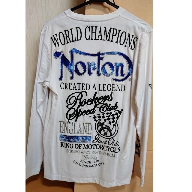 Norton(ノートン)のNorton ノートン  Tシャツ  ロンT    Mサイズ メンズのトップス(Tシャツ/カットソー(七分/長袖))の商品写真