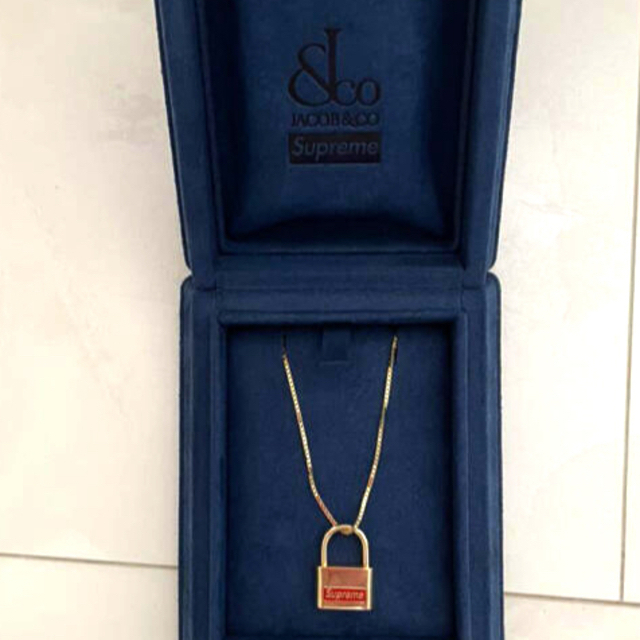 supreme Jacob 14K Gold Lock Pendant