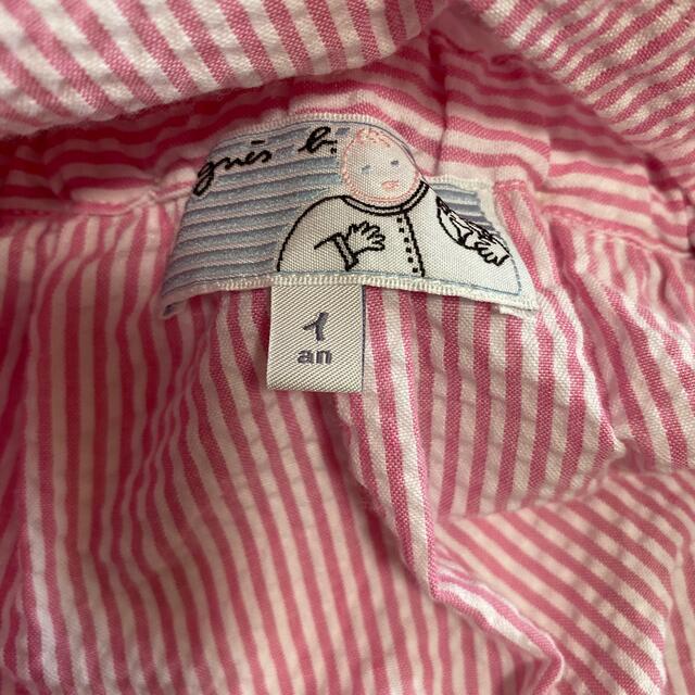 agnes b.(アニエスベー)のアニエスベー　ワンピース　ジャンパースカート　1ans キッズ/ベビー/マタニティのベビー服(~85cm)(ワンピース)の商品写真
